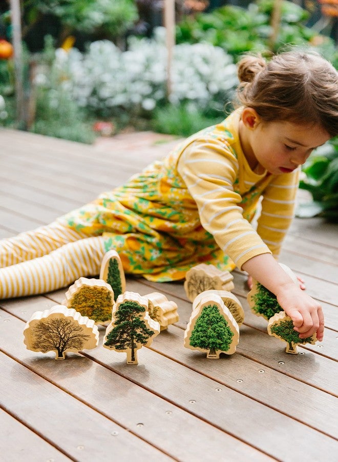 THE FRECKLED FROG Wooden Seasons Trees - Image 2